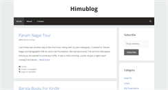 Desktop Screenshot of himublog.com