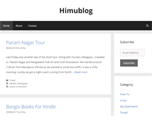 Tablet Screenshot of himublog.com